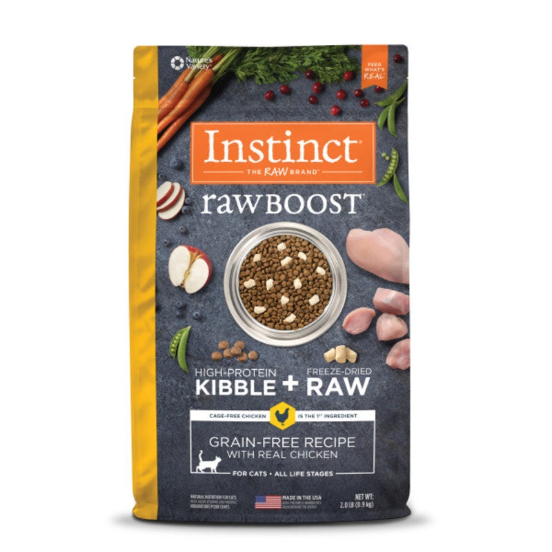 Nature’s Variety Instinct Raw Boost Chicken Recipe Dry Cat Food
