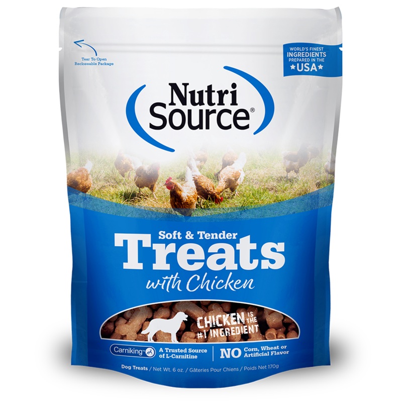 NutriSource Dog Treat Soft Tender Chicken