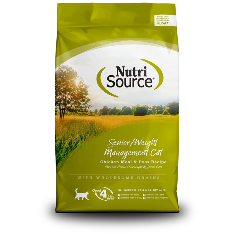 NutriSource Senior / Weight Management Cat Recipe Healthy Weight Cat Food for Seniors