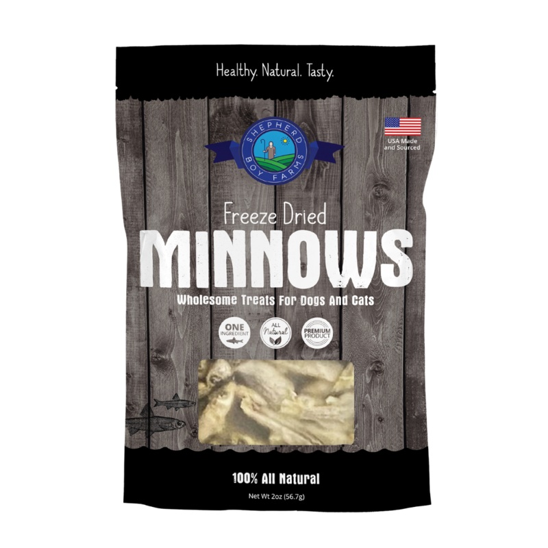 Shepherd Boy Farms Minnows Raw Freeze Dried Dog Treats
