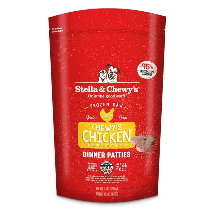 Stella & Chewy’s Chewys Chicken Frozen Raw Patties Dog Food