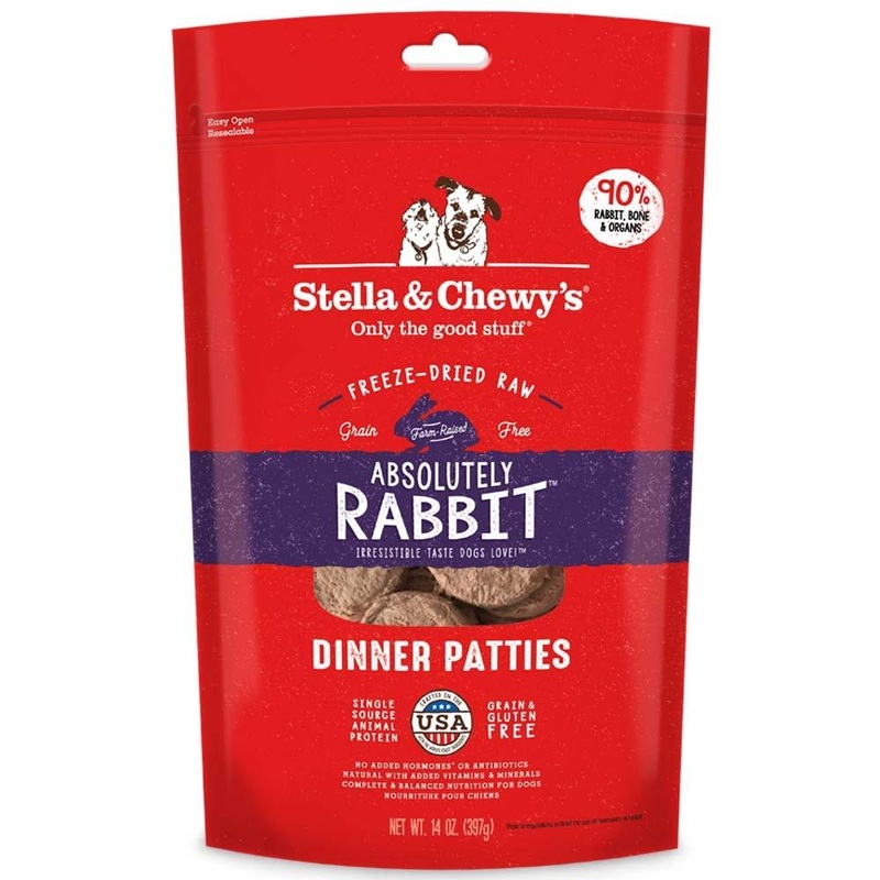 Stella & Chewy’s Freeze-Dried Raw Dinner Patties For Dogs – Absolutely Rabbit Recipe