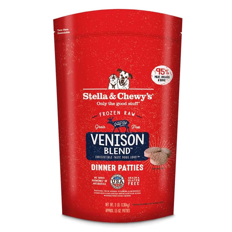 Stella & Chewy’s Venison Blend Frozen Raw Patties Dog Food
