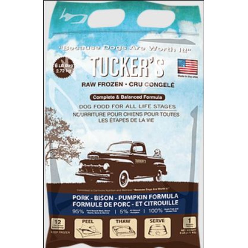 Tucker’s Pork, Bison, Pumpkin Frozen Dog Food