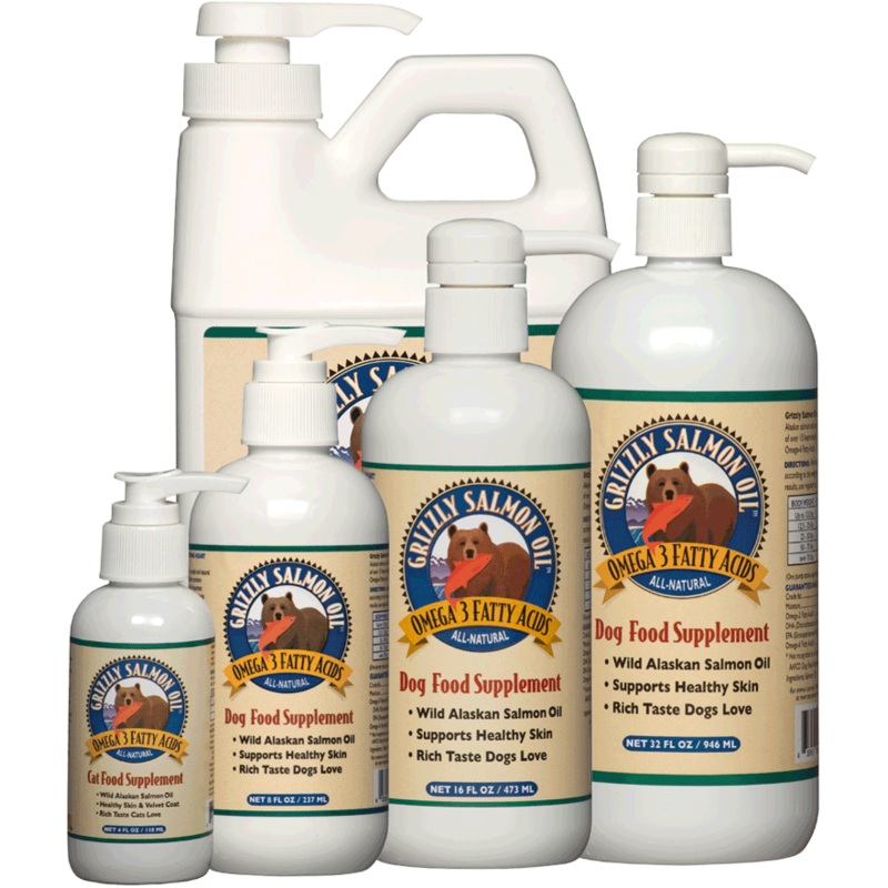 Grizzly Salmon Oil|32.0 oz|8.0 oz|16.0 oz