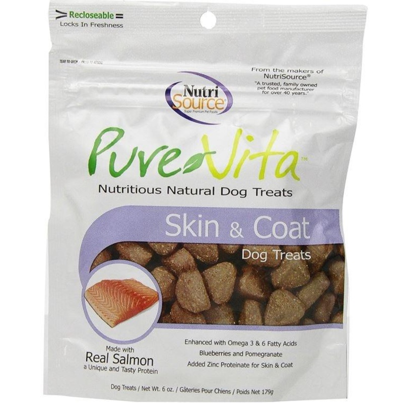 NutriSource PureVita Skin And Coat Dog Treats