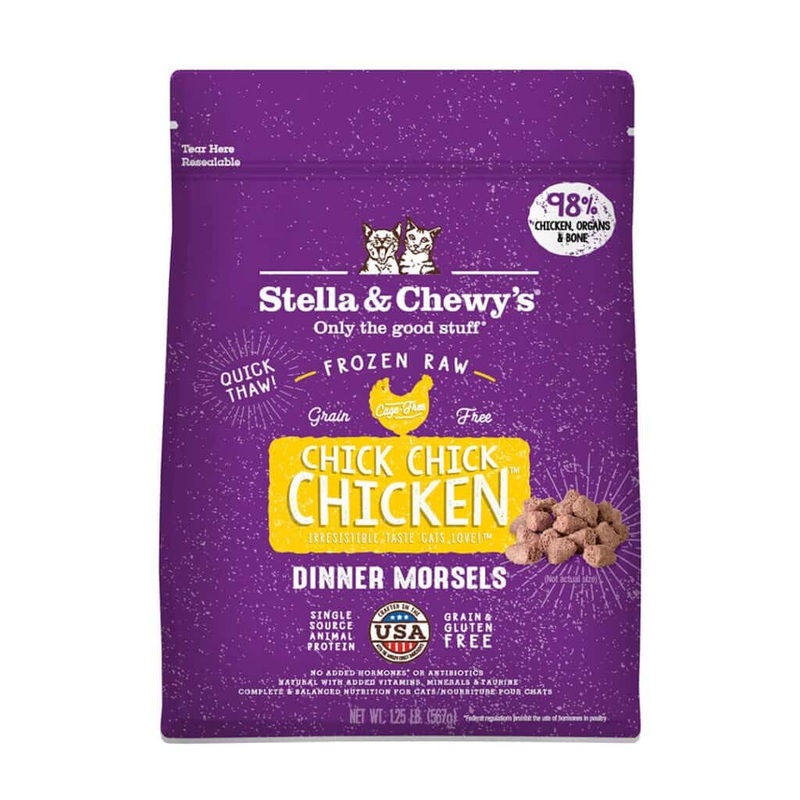 Stella & Chewy’s Chick Chick Chicken Frozen Raw Dinner Morsels Cat Food