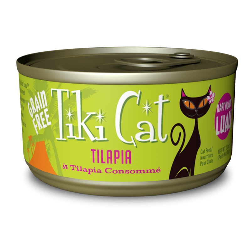 Tiki Cat Kapi’Olani Luau Grain Free Tilapia in Tilapia Consomme Canned Cat Food