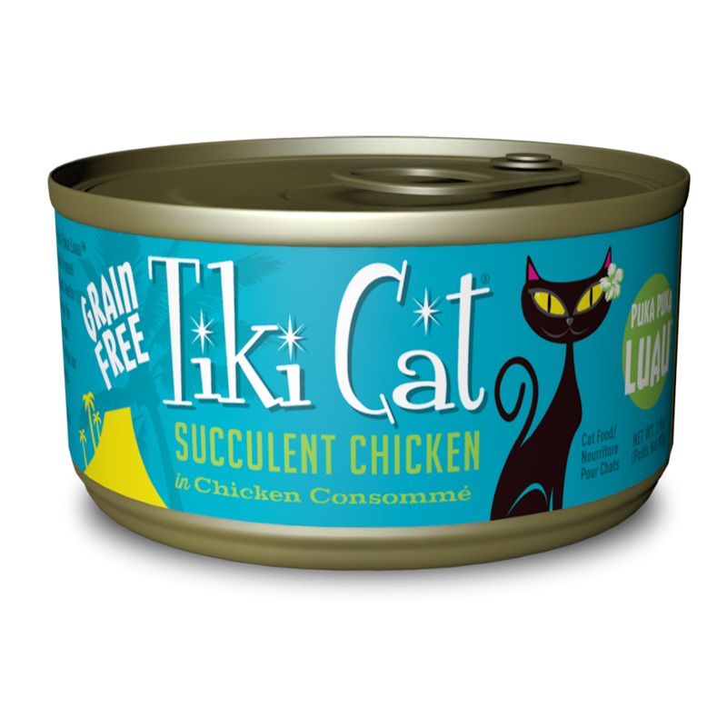 Tiki Cat Puka Puka Luau Grain Free Succulent Chicken in Chicken Consomme Canned Cat Food