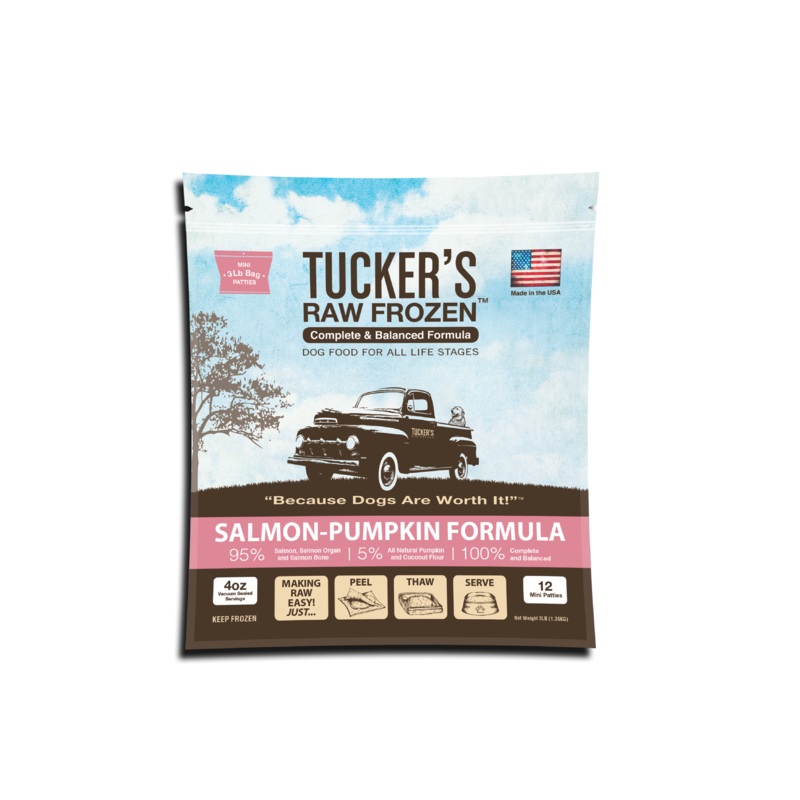 Tucker’s Salmon-Pumpkin Raw Frozen Dog Food