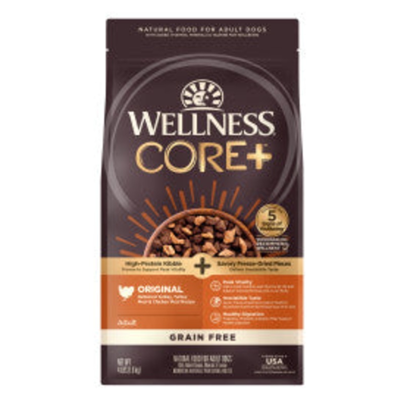 Wellness CORE+ Grain Free Original Turkey & Chicken with Freeze Dried Turkey