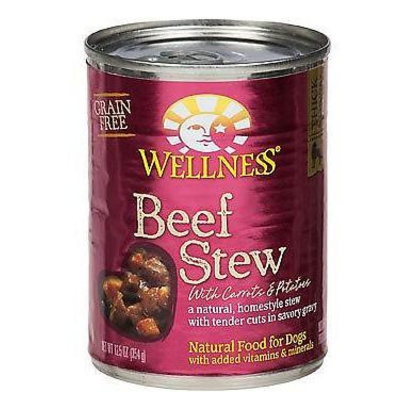 Wellness Grain Free Natural Beef Stew with Carrots & Potato Wet Canned Dog Food