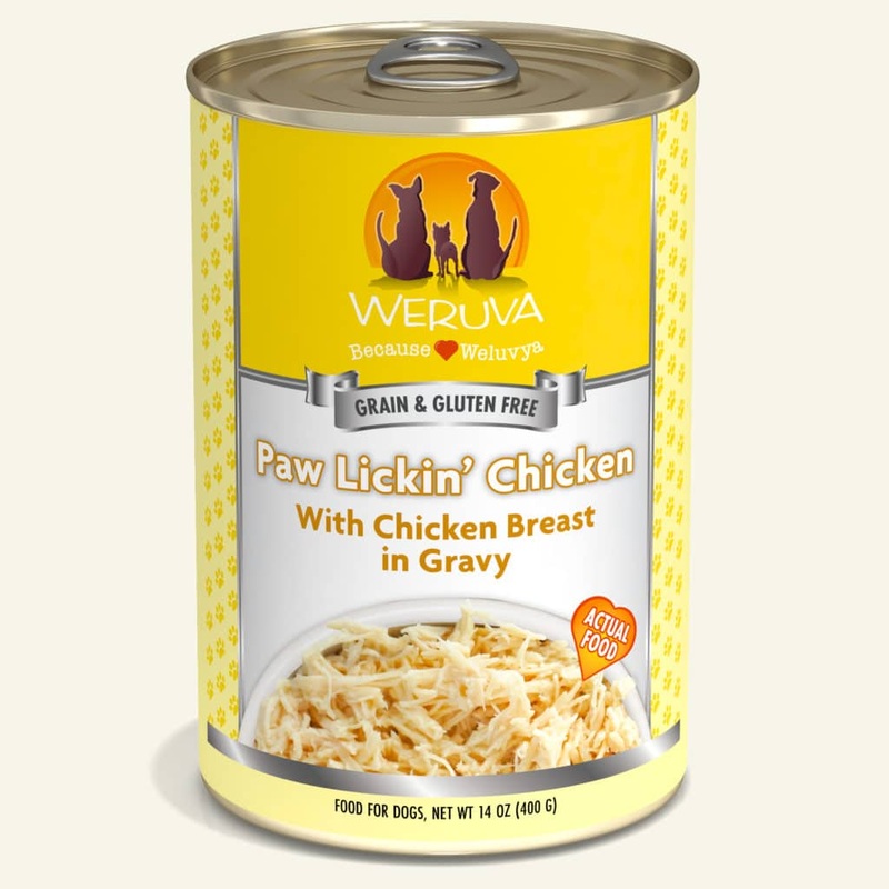 Weruva Classics Paw Lickin’ Chicken with Chicken Breast in Gravy Wet Dog Food