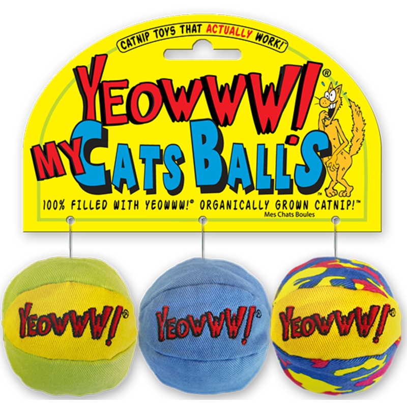 Yeowww! MY CATS BALLS