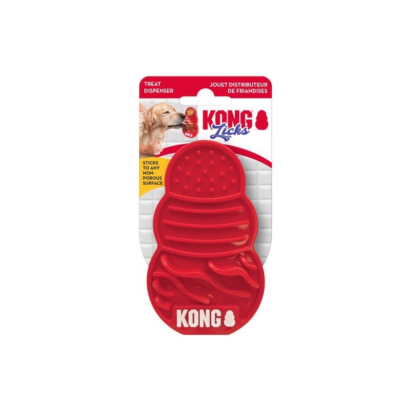 Kong Licks Dog Toy|Large|Red