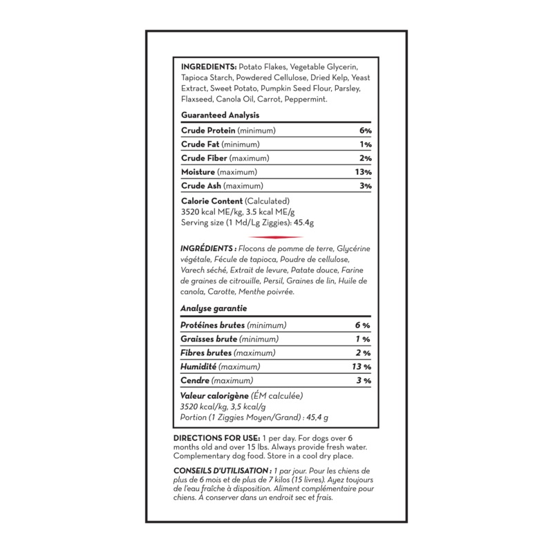 KONG Ziggies 2.0 Adult|7 oz|8 oz