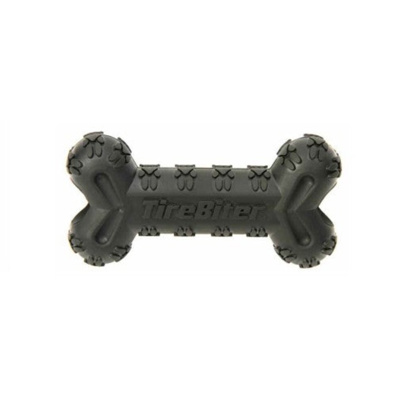 Mammoth TireBiter Advanced Bone Rubber with Treat Station Dog Toy