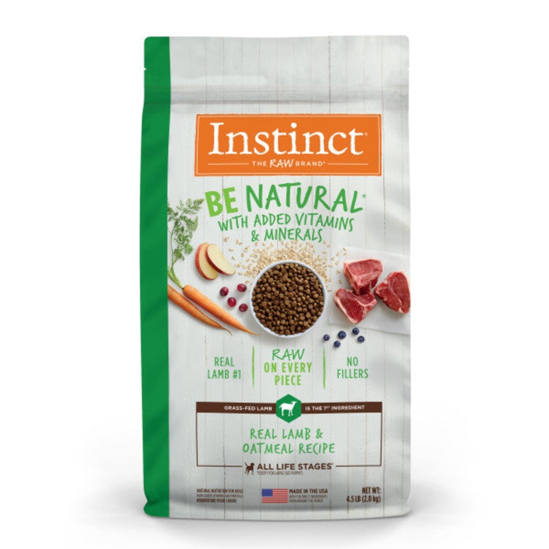Nature’s Variety Instinct Be Natural Lamb & Oatmeal Recipe Dry Dog Food