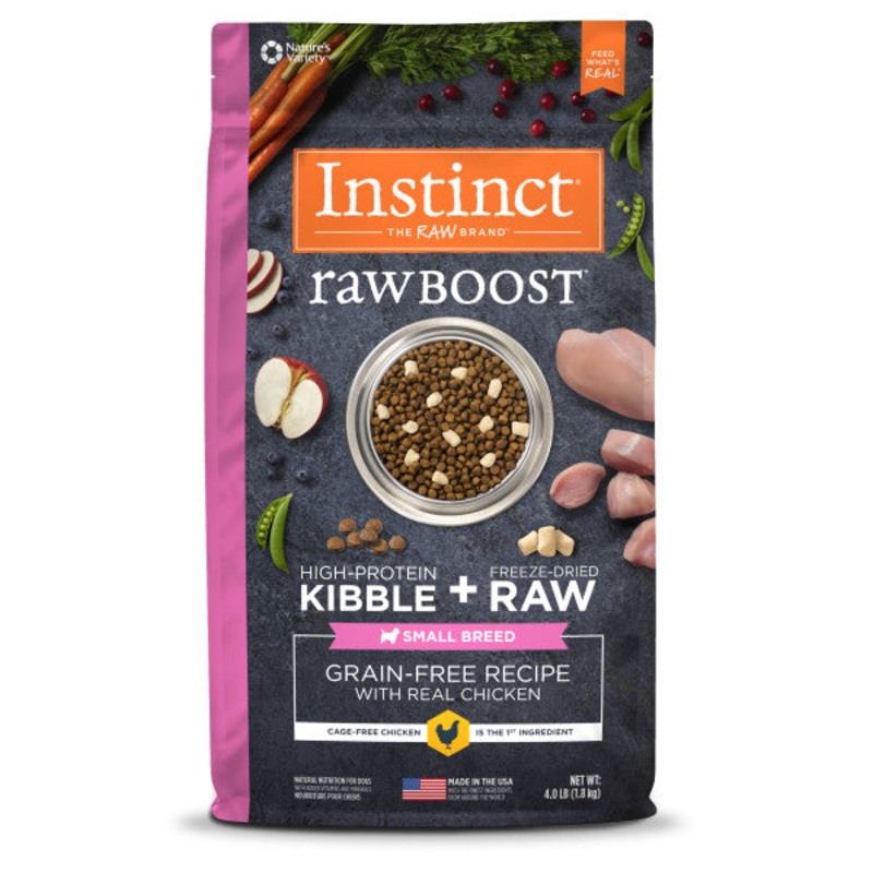 Nature’s Variety Instinct Raw Boost Small Breed Chicken Recipe Dry Dog Food