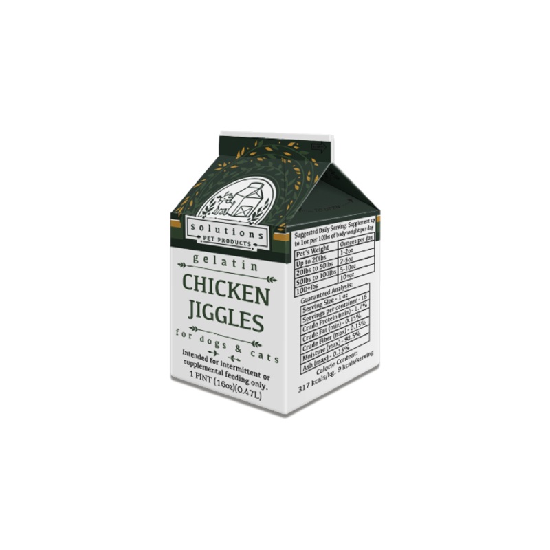 Solutions Pet Products Chicken Jiggles Supplement