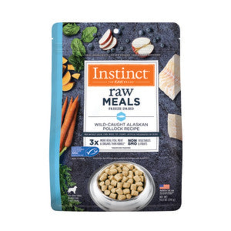 Instinct Raw Freeze-Dried Meals Wild-Caught Alaskan Pollock Recipe Dog Food