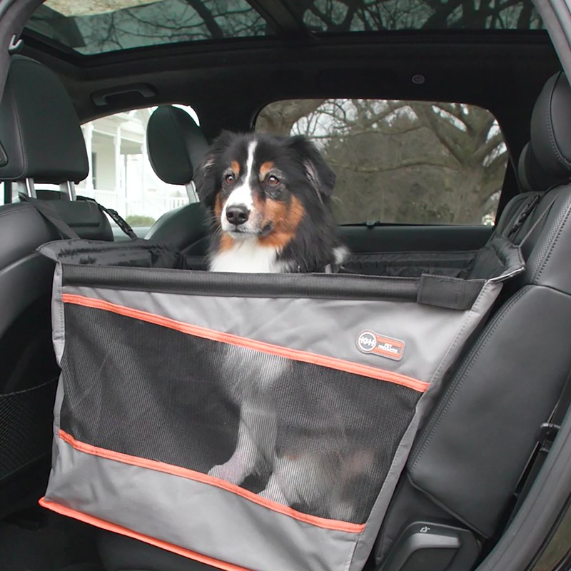 K&H Buckle n’ Go Pet Seat|Gray|Large – 21 x 19 x 19|Small – 21 x 13 x 19|X-Small – 16″ x 14″ x 14″