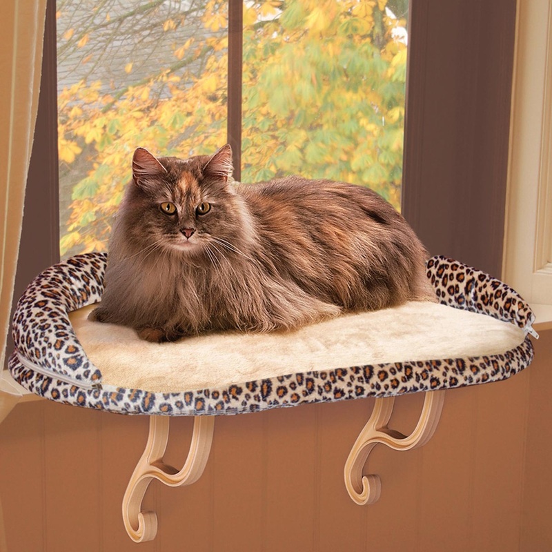 K&H Deluxe Kitty Sill with Bolster