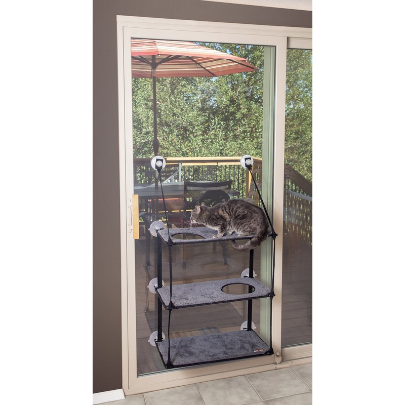 K&H EZ Mount Window Kitty Sill Triple Stack