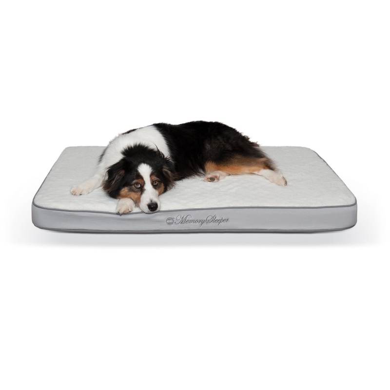 K&H Memory Sleeper Dog Bed|Gray|Mocha|Sage|Large 29″ x 45″|Medium 23″ x 35″