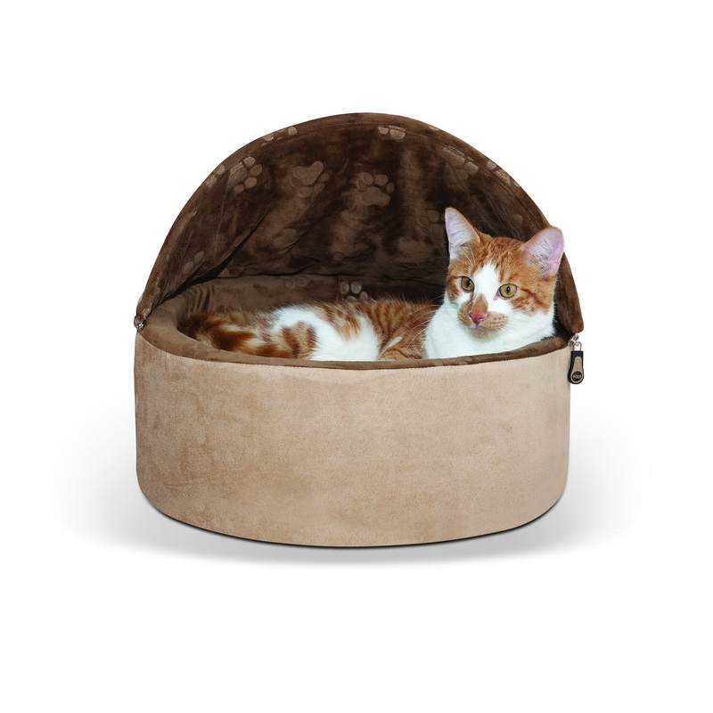 K&H Self-Warming Kitty Bed Hooded