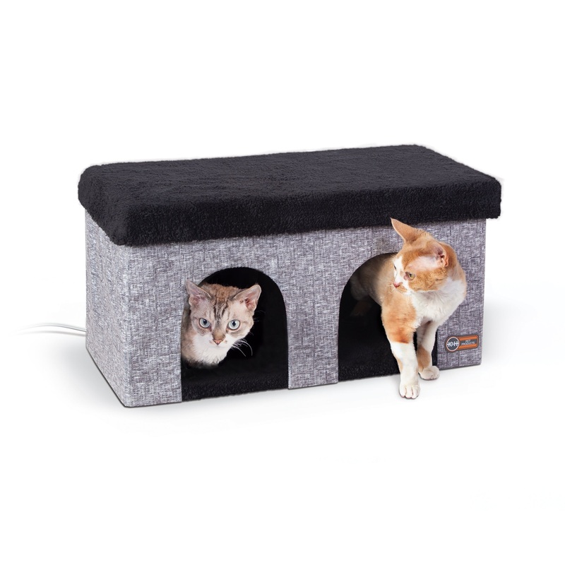 K&H Thermo-Kitty Duplex|Classy Navy|Classy Gray