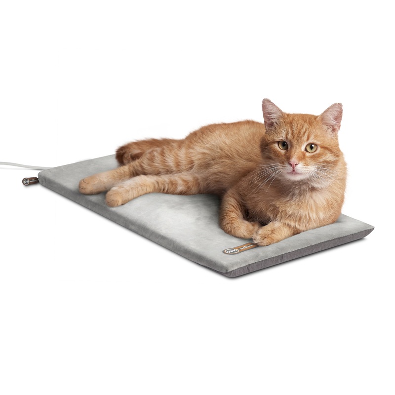 K&H Thermo-Kitty Mat|Gray/Lt Gray|Sage/Tan