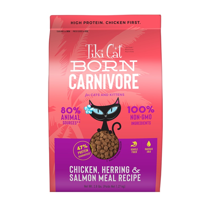 Tiki Cat Born Carnivore Chicken, Herring & Salmon