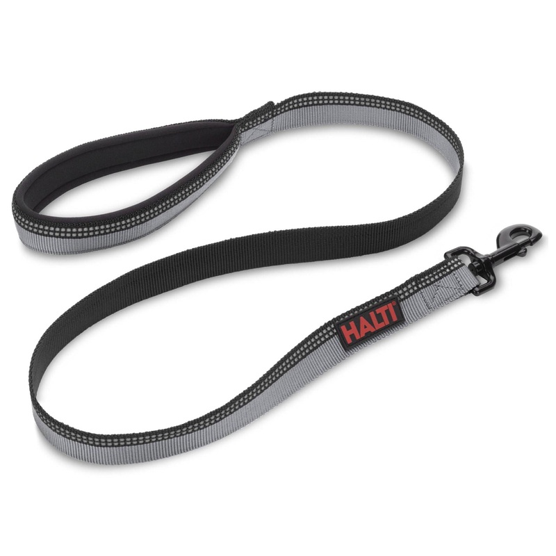 Halti 4′ Walking Lead|Large|Small|Black/Grey|Red|Blue