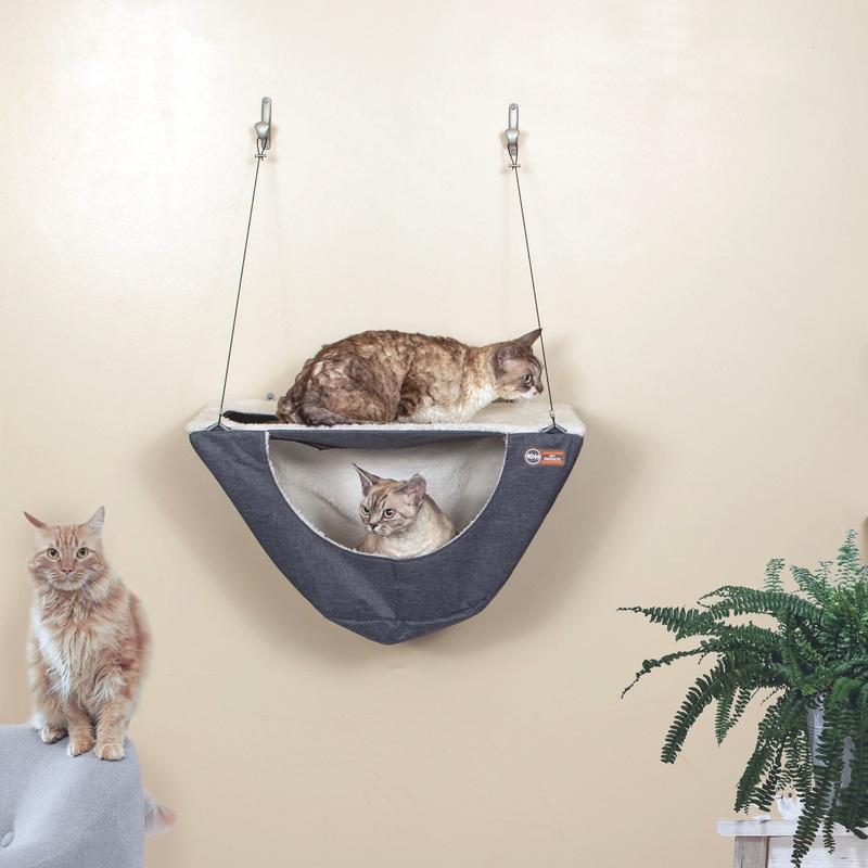 K&H Wall Mount Cat Shelf & Cat Hammock