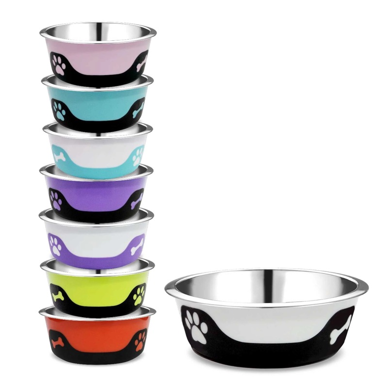 ThermoCool Insulated Pet Bowl|Black|Blue|Green|Red|Pink|Purple|Light Blue|Light Purple|8 oz|16 oz|32 oz|64 oz