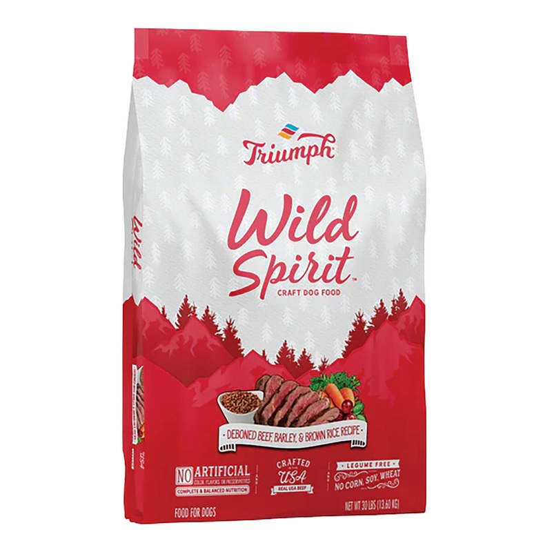 Triumph Wild Spirit Dry Dog Food Deboned Recipe, 30 lb