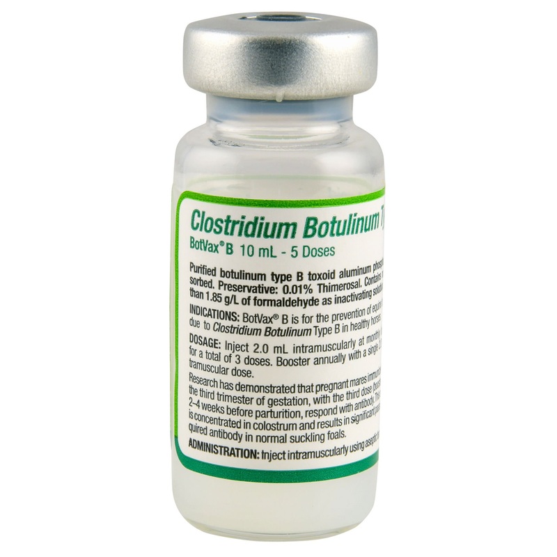 BotVax B Vaccine for Horses|1 Dose Vial|5 Dose Vial