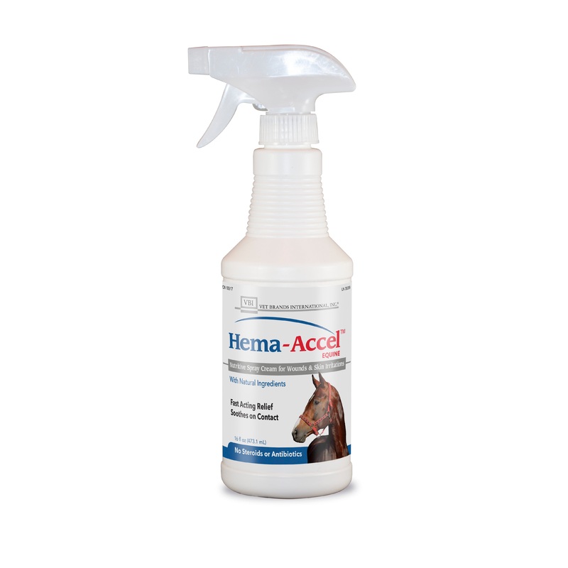 Hema-Accel Equine All Natural Wound Care Spray, 16 oz