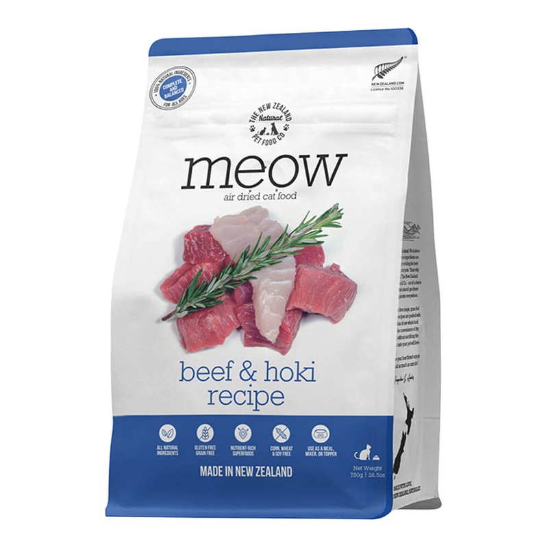 Meow Beef & Hoki Air Dried Food, 26.5 oz