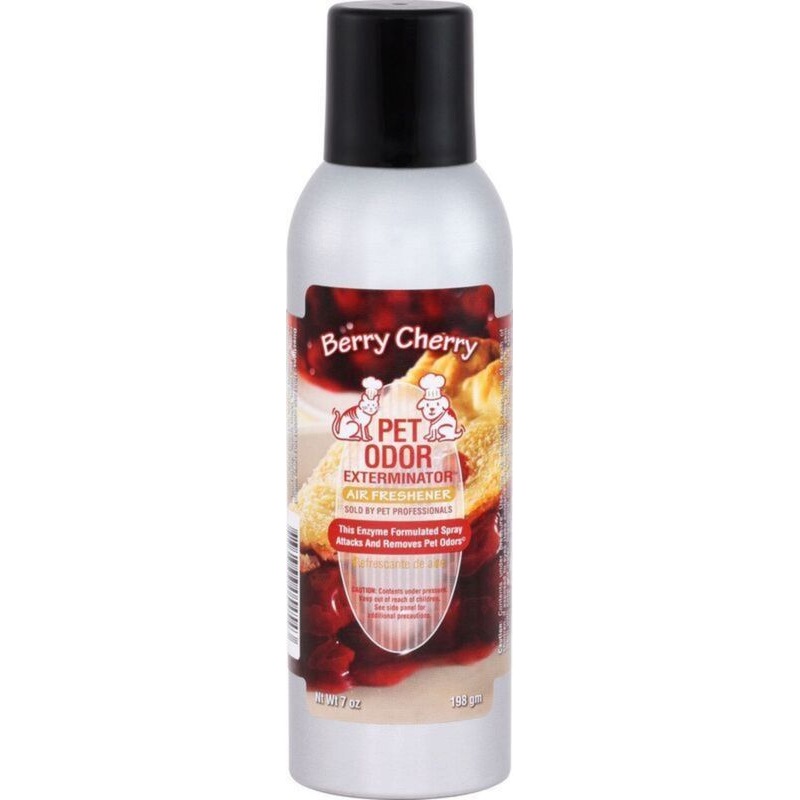 Pet Odor Exterminator Air Freshener Spray, Berry Cherry, 7 oz