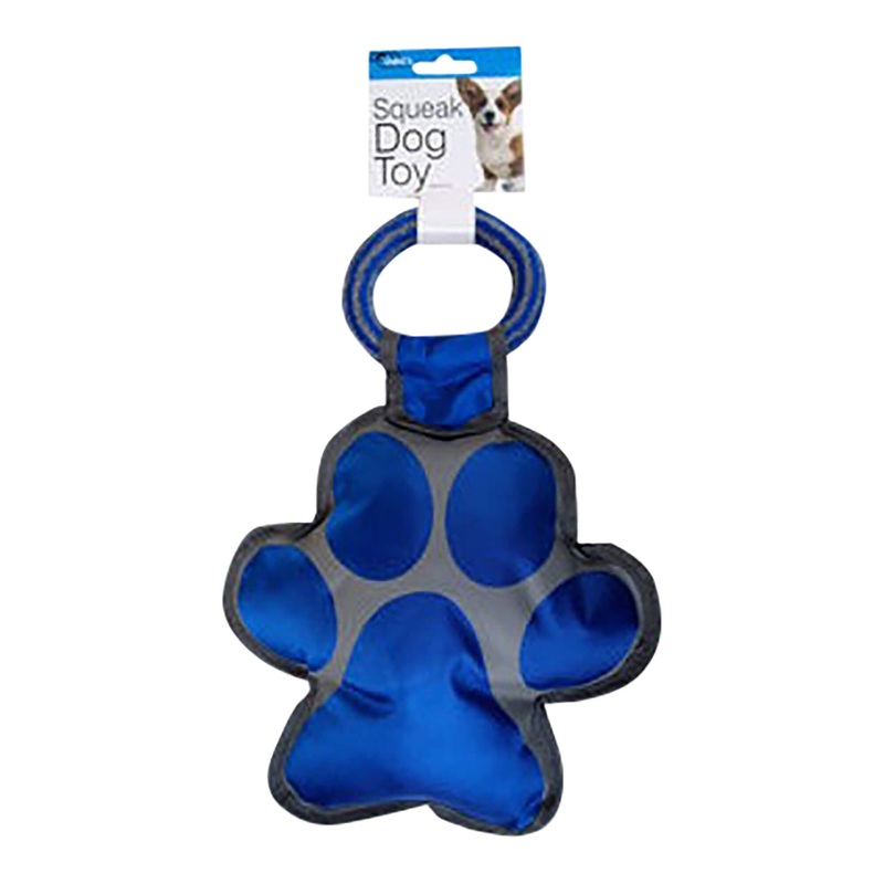 Squeak Paw Dog Toy, 13|Blue|13″