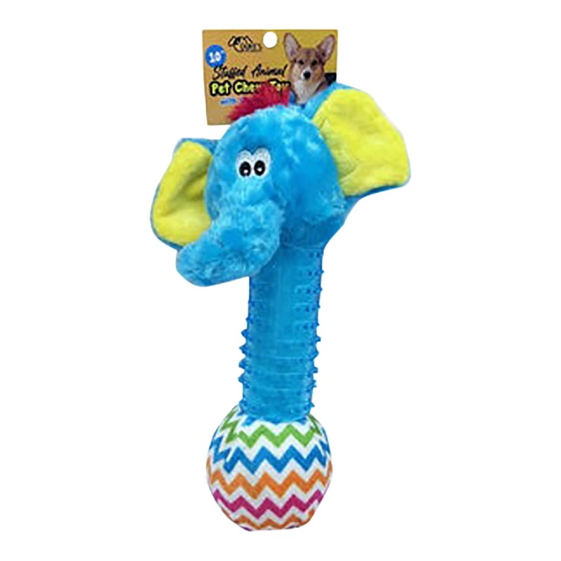Stuffed Elephant Head Sensory Toy, 10