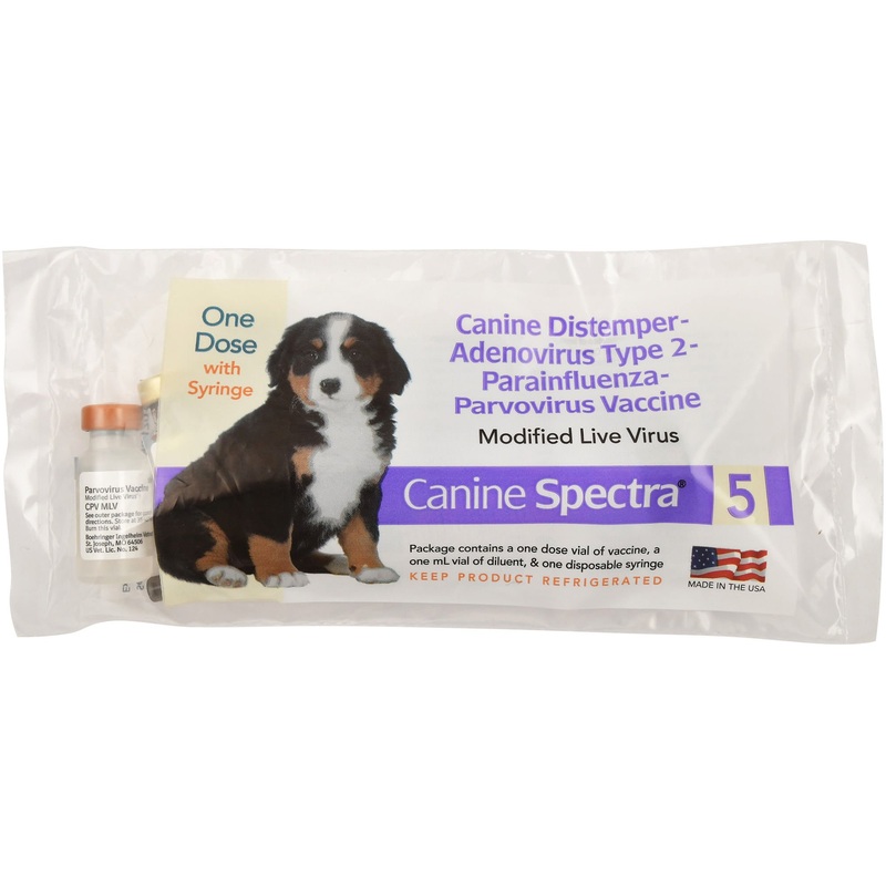 Canine Spectra 5 Dog Vaccine (5 way puppy shot)