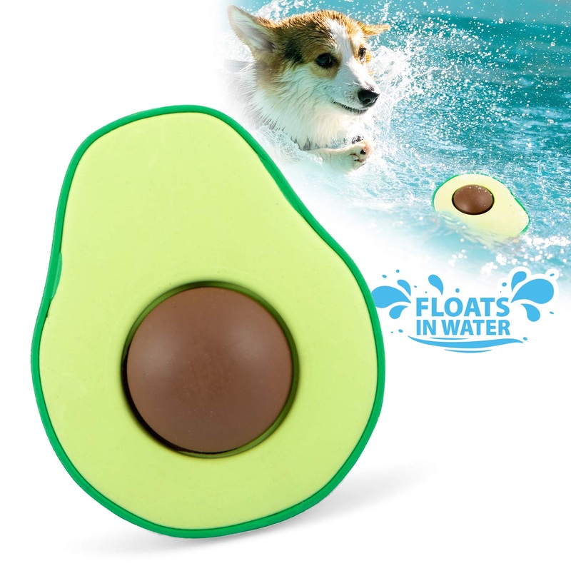 Natural Rubber Floating Dog Toy for Medium-Chewers with Vanilla Scent