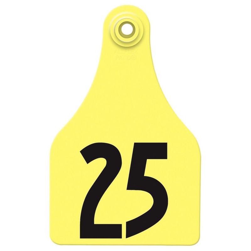 Special Order Allflex Global Numbered 2-Piece Ear Tags, 25 ct