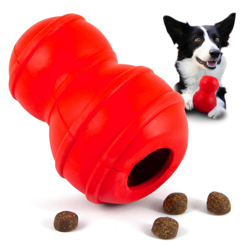 Stuffable Fetch & Chew Dog Toy made from Durable, Natural Rubber