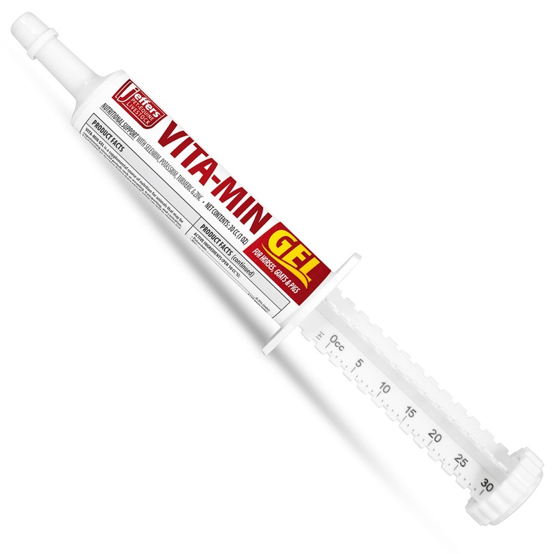 Vita-Min Gel with Vit E & B12 for Cattle, Horses, Sheep, Goats & Swine