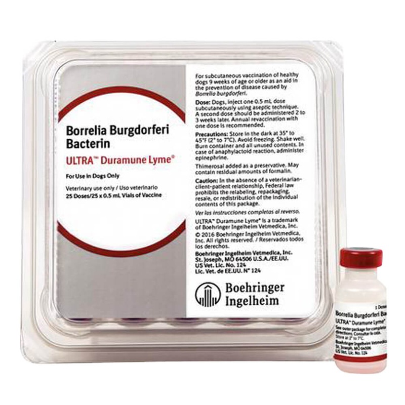 TruCan Ultra Lyme / Duramune Lyme Vaccine for Dogs (25 x 0.5ml)
