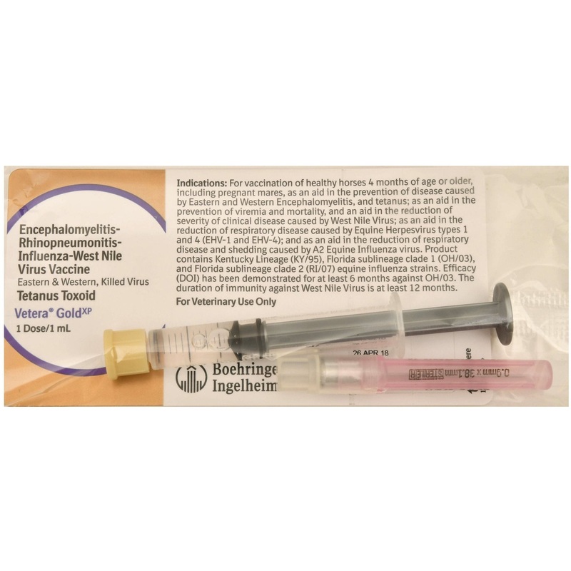 Vetera Gold XP, Single Dose Vaccine for Horses